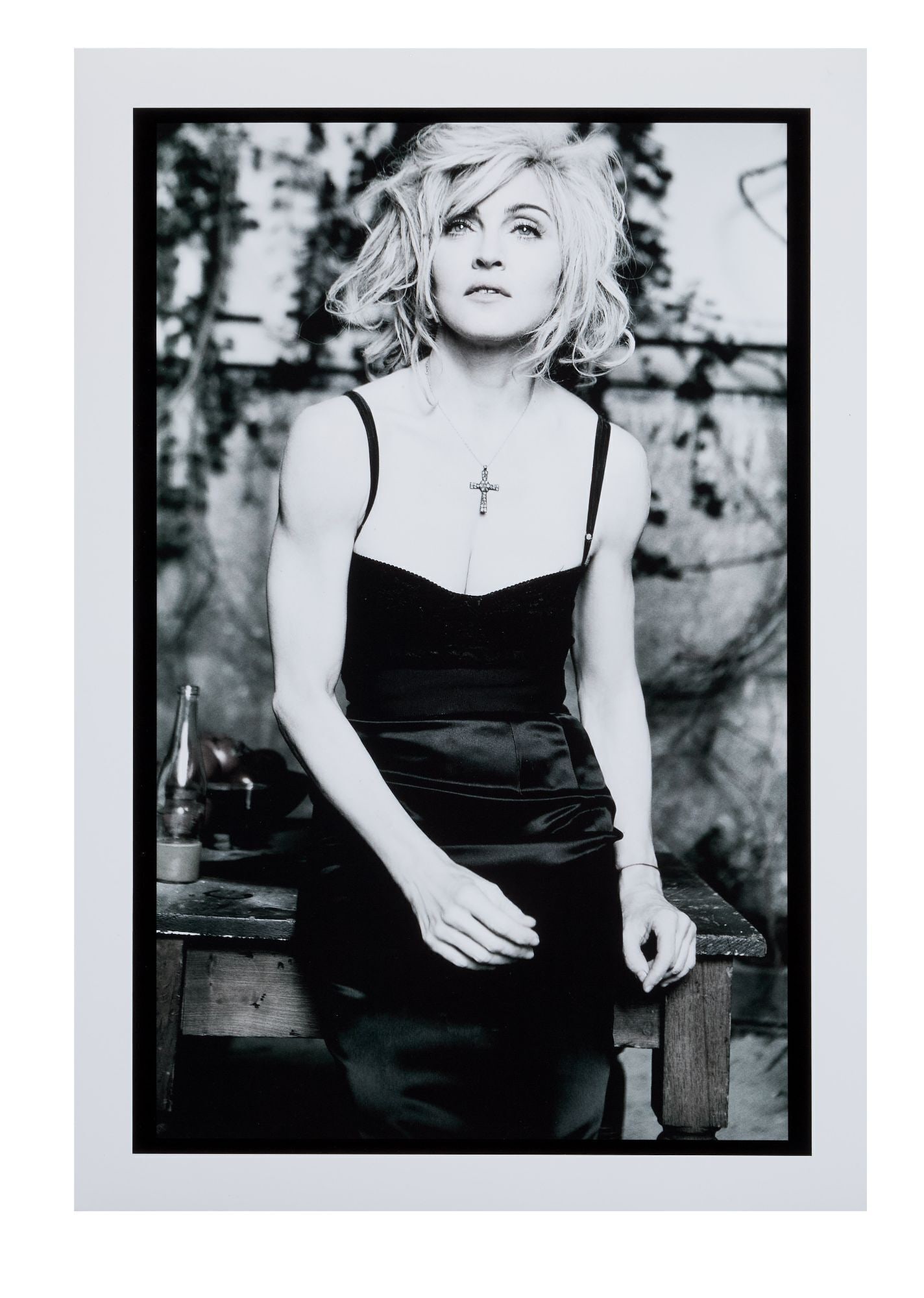 Madonna | Steven Klein Dolce & Gabbana Photo (C): Please Note: Property will be shipped from California A black and white original photograph of Madonna shot by Steven Klein for the Dolce & Gabbana Spring/Summer 2010 Collection. From the photo sessio