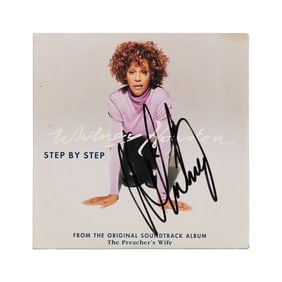 Whitney Houston | Signed "Step By Step" CD