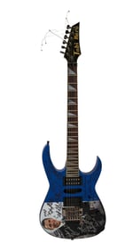 Barack Obama | Tobi Hero Gifted Celebrity Multi-Signed Ibanez Electric Guitar with Obama Signed