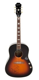 Jelly Roll I Signed "I Am Not Okay" Epiphone Ltd Ed EJ 160E Acoustic Guitar, Vintage Sunburst