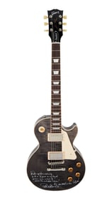 Peter Frampton | "Do You Feel Like I Do" Signed Gibson Les Paul Standard, Trans Black