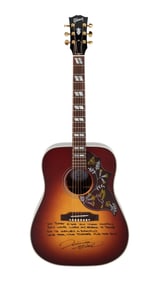 Vince Gill | Signed "Go Rest High On That Mountain" Gibson Hummingbird Studio Acoustic Guitar,