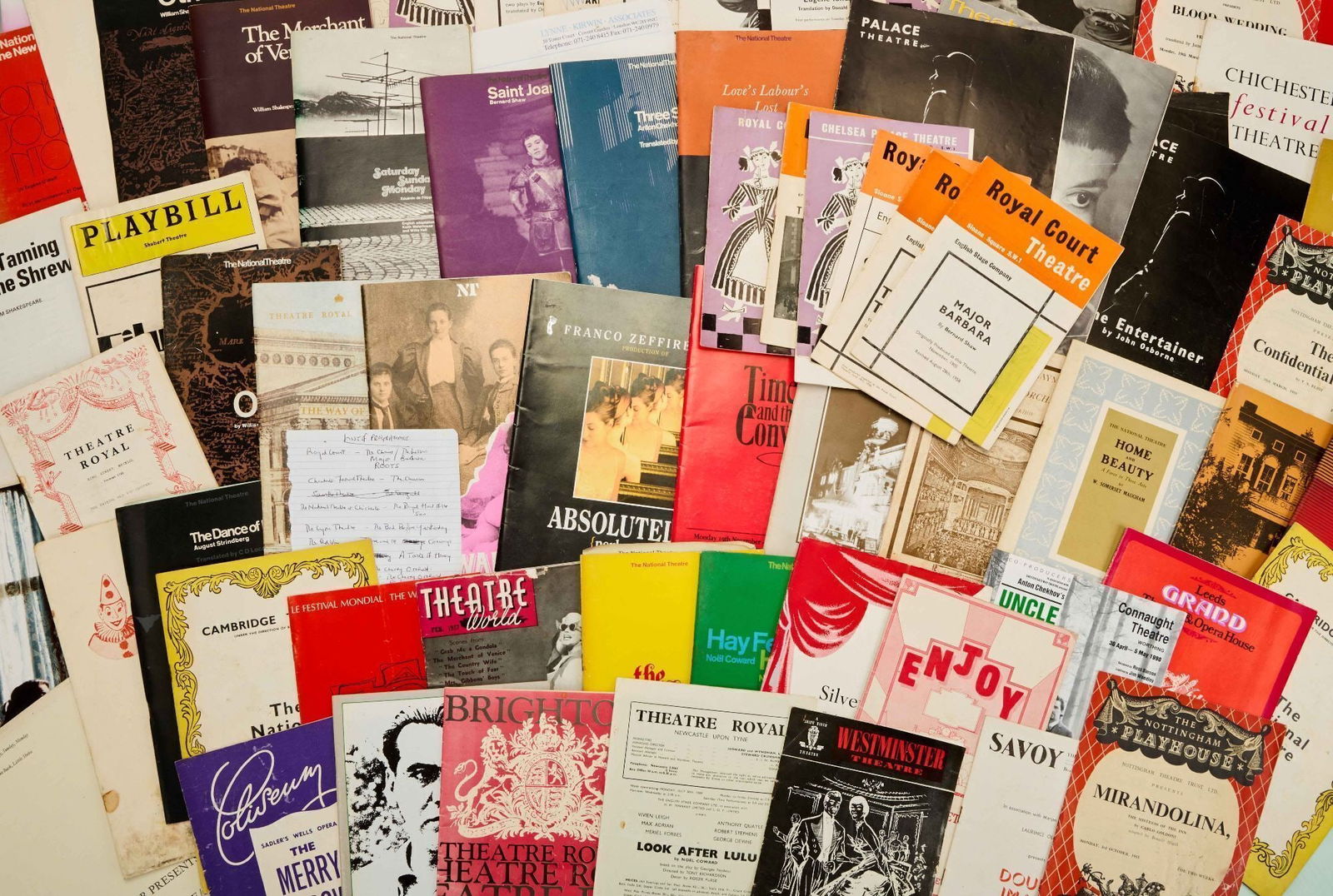 Laurence Olivier | And Joan Plowright Theater Programs and Playbills (Small) (1 of 8)