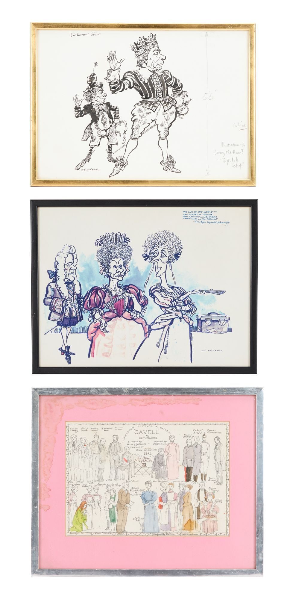 Laurence Olivier | Framed Illustrations (1 of 13)