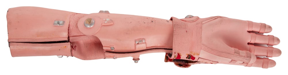 Red Dwarf | Craig Charles "David "Dave" Lister" False Arm Prop: An original false arm prop as worn by Craig Charles as "David "Dave" Lister" in the Season 7 episode titled, "Nanarchy" of Red Dwarf (Grant Naylor Productions, 1999). This false arm prop is composed o