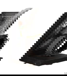 Spider-Man 3 | James Franco "New Goblin" Gauntlet Prop: An original gauntlet with three metal blades made for James Franco as "New Goblin" in the production of the film Spider-Man 3 (Columbia Pictures, 2007). The prop gauntlet is composed of a foam band wi