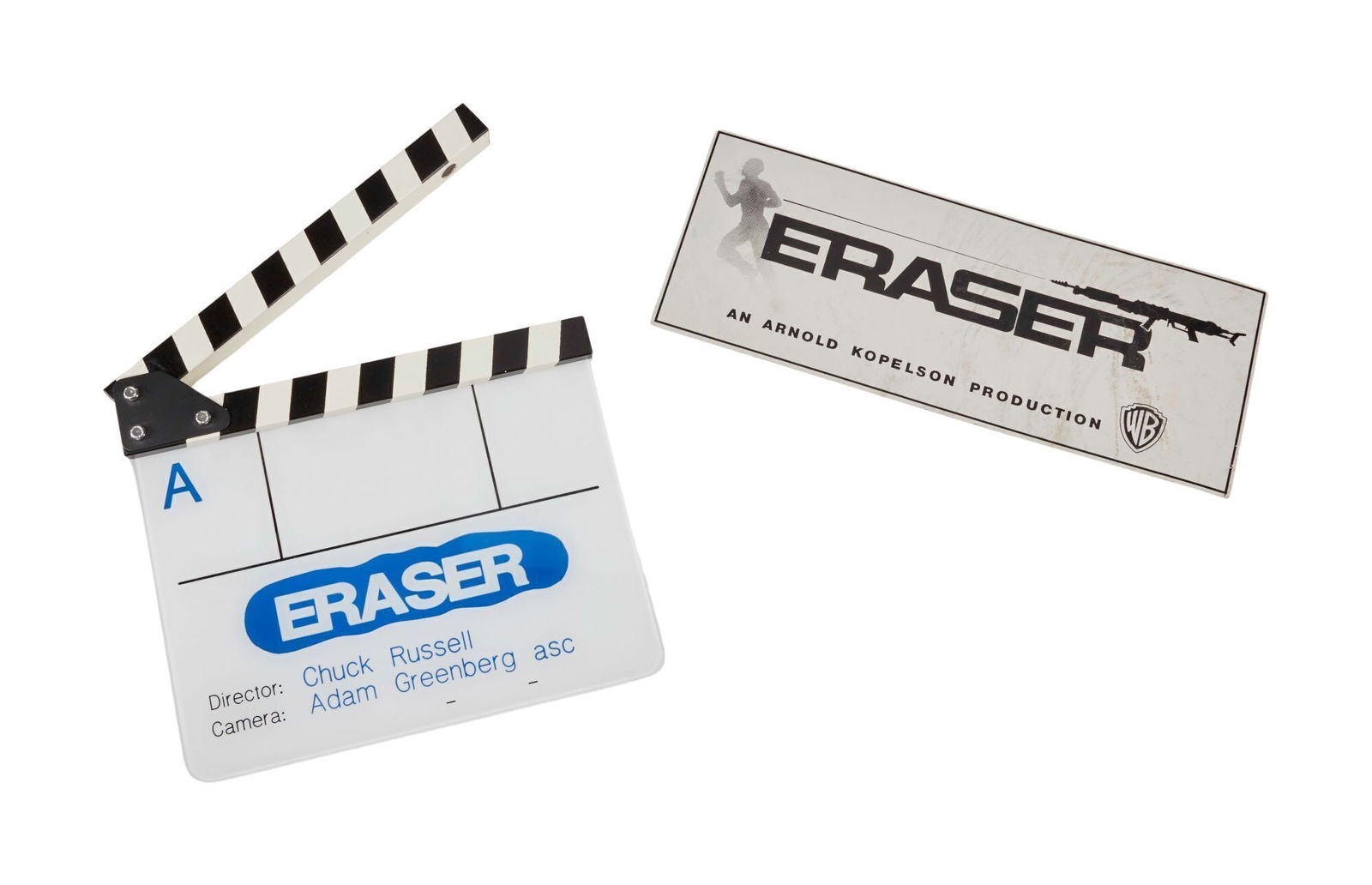 Eraser | Production-Used Clapperboard (1 of 2)