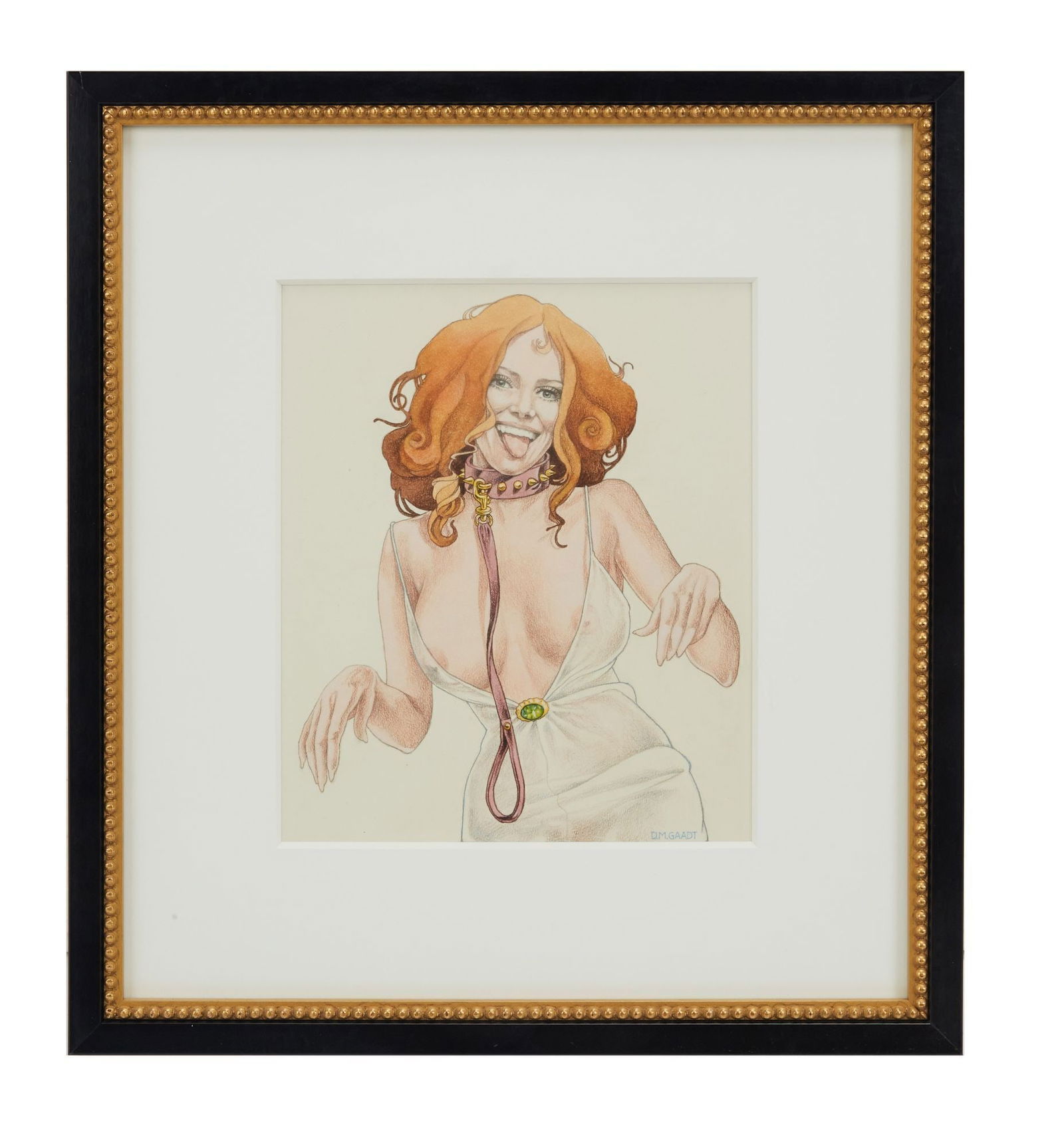 Playboy | Dave Gaadt Red Head Drawing (1 of 3)