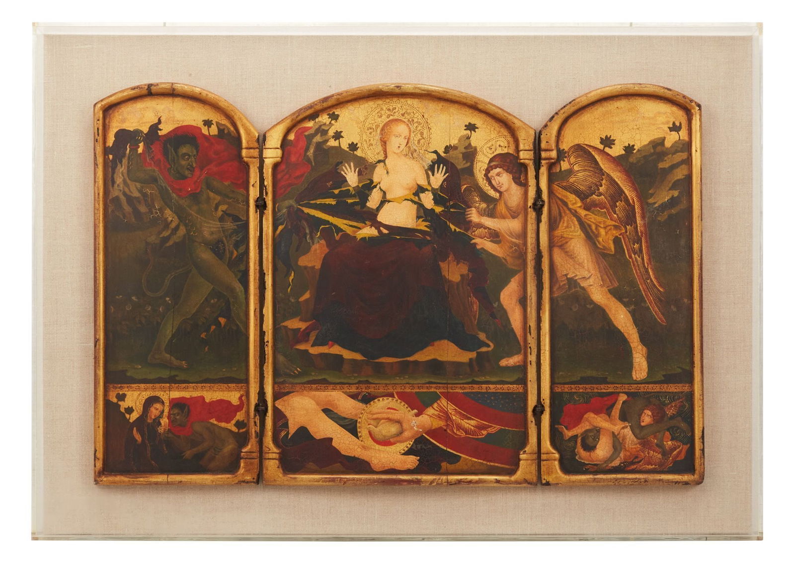 Playboy | Kinuko Craft Triptych Painting (1 of 2)