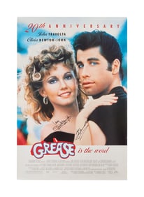 Olivia Newton-John | ONJ and John Travolta Signed "Grease" Poster