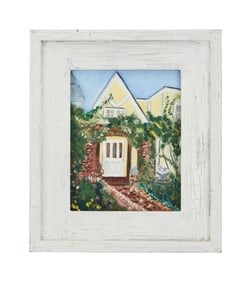 Olivia Newton-John | Painting of Olivia Newton-John's Malibu Colony House Painted by Her Friend Pat