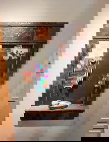 Olivia Newton-John | Chalk Drawing on Wall Shelf