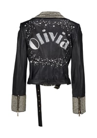 Olivia Newton-John | Stage-Worn Rhinestone-Stud Motorcycle Jacket