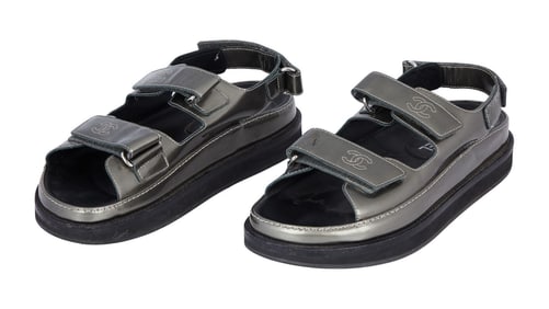 Olivia Newton-John | "Live On" Video-Worn Chanel 'Dad' Sandals