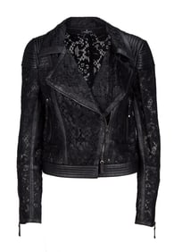 Olivia Newton-John | J Mendel Black Leather and Lace Jacket
