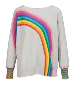 Olivia Newton-John | Rainbow Sweater Worn on "The Talk"
