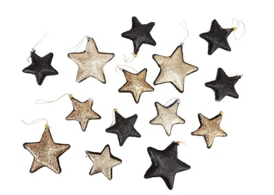 Olivia Newton-John | Glitter Star Christmas Ornaments