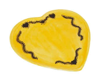 Olivia Newton-John | Heart-Shaped Plate