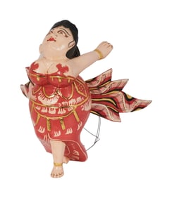 Olivia Newton-John | Hanging Painted Wood Angel