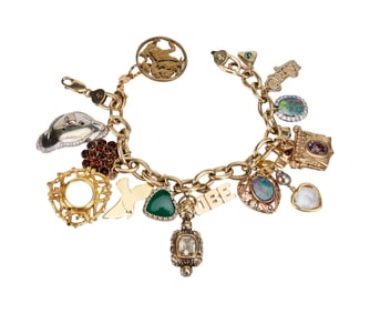 Olivia Newton-John | 14K Gold Charm Bracelet