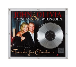 Olivia Newton-John | ARIA Platinum Record Award for "Friends for Christmas"