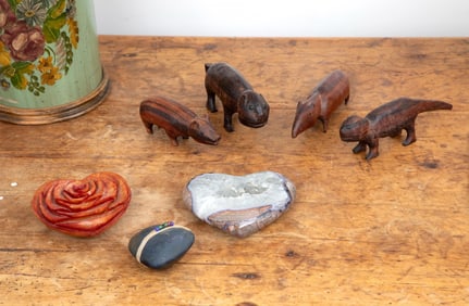 Olivia Newton-John | Carved Wood Animals