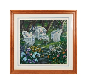 Olivia Newton-John | Limited Edition Serigraph by Susan Rios Titled "Special Visit"