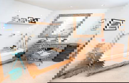 Olivia Newton-John | Chinese Chippendale Style Vanity Chair and Farm Style Desk