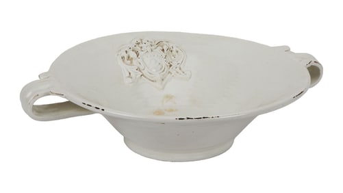 Olivia Newton-John | Italian White Ceramic Serving Bowl