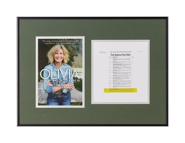 Olivia Newton-John | The New York Times Book Review Framed Piece