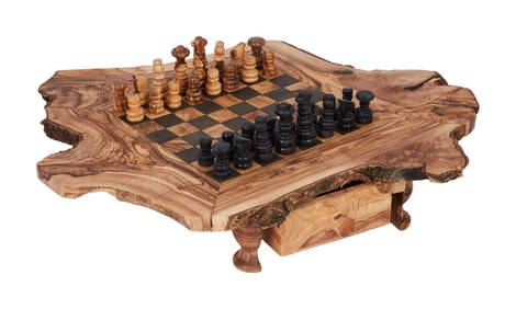 Olivia Newton-John | Rustic Chess Set