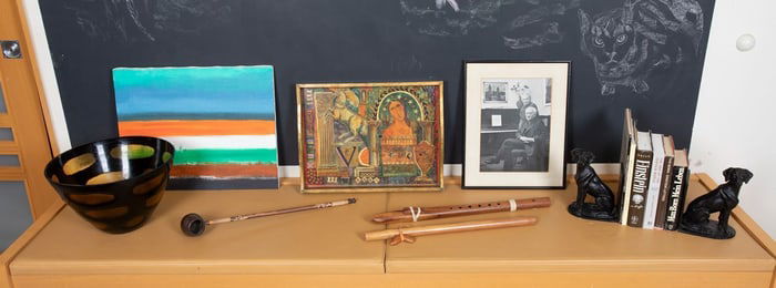 Olivia Newton-John | Large Tortoise Pattern Cut Glass Bowl