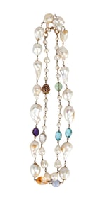 Olivia Newton-John | Large Freshwater Pearl Necklace