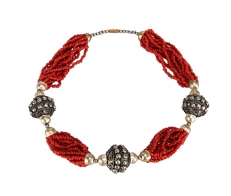 Olivia Newton-John | Coral Necklace