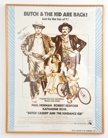 Olivia Newton-John | Butch Cassidy and the Sundance Kid Signed and Inscribed Movie Poster