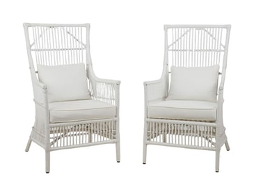 Olivia Newton-John | Wicker Chairs