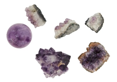 Olivia Newton-John | Small Amethyst Pieces