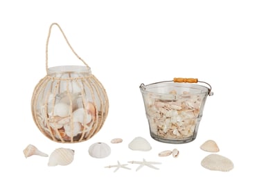 Olivia Newton-John | Shells in Glass "Baskets"