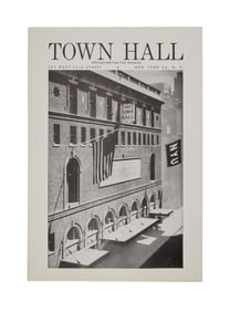 Bob Dylan | April 1963 Town Hall Headline Performance Program Annotated