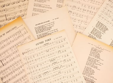 Bob Dylan | 1963 M. Witmark & Sons Sheet Music For Five Early Songs