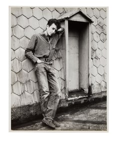 Bob Dylan | Large Vintage Photograph From 1963 Ralph Baxter Session