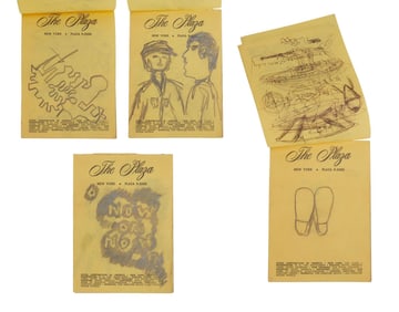 Bob Dylan | Original Pencil Sketches On Plaza Hotel Memo Pad