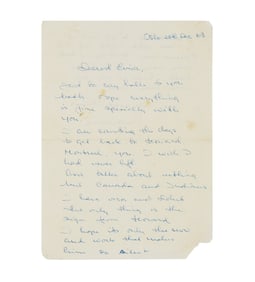 Leonard Cohen | Letter From Marianne Ihlen To Aviva Layton