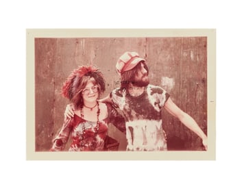 Janis Joplin | Photo With Eric Andersen - Inscribed