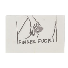 Leonard Cohen | Faxed Explicit Digital Artwork