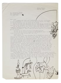 Leonard Cohen | 1963 Letter From Hydra With Original Drawings