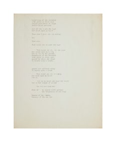 Leonard Cohen | Unpublished Poem With "Credo" Elements