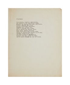 Leonard Cohen | Unpublished Poem "Pilgrimage"