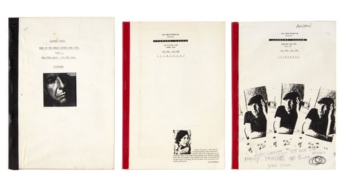 Leonard Cohen | Various Positions Tour Itineraries