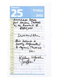 Leonard Cohen | Twice Signed 2002 Addendum To Will